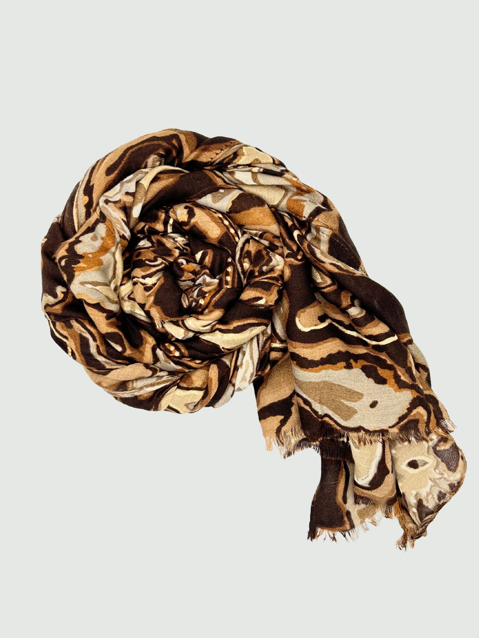 Foulard marron Maé