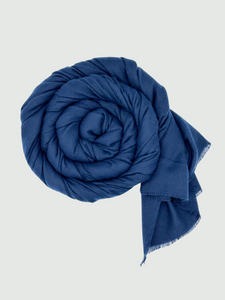 Foulard bleu marine Oria