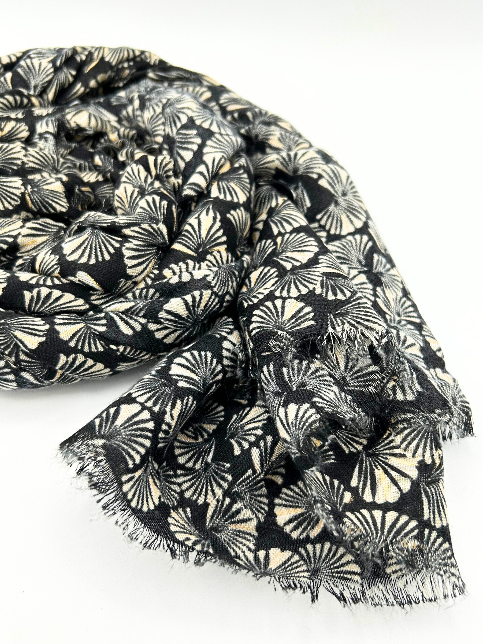 Foulard noir Cathya