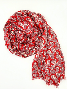 Foulard rouge Cathya