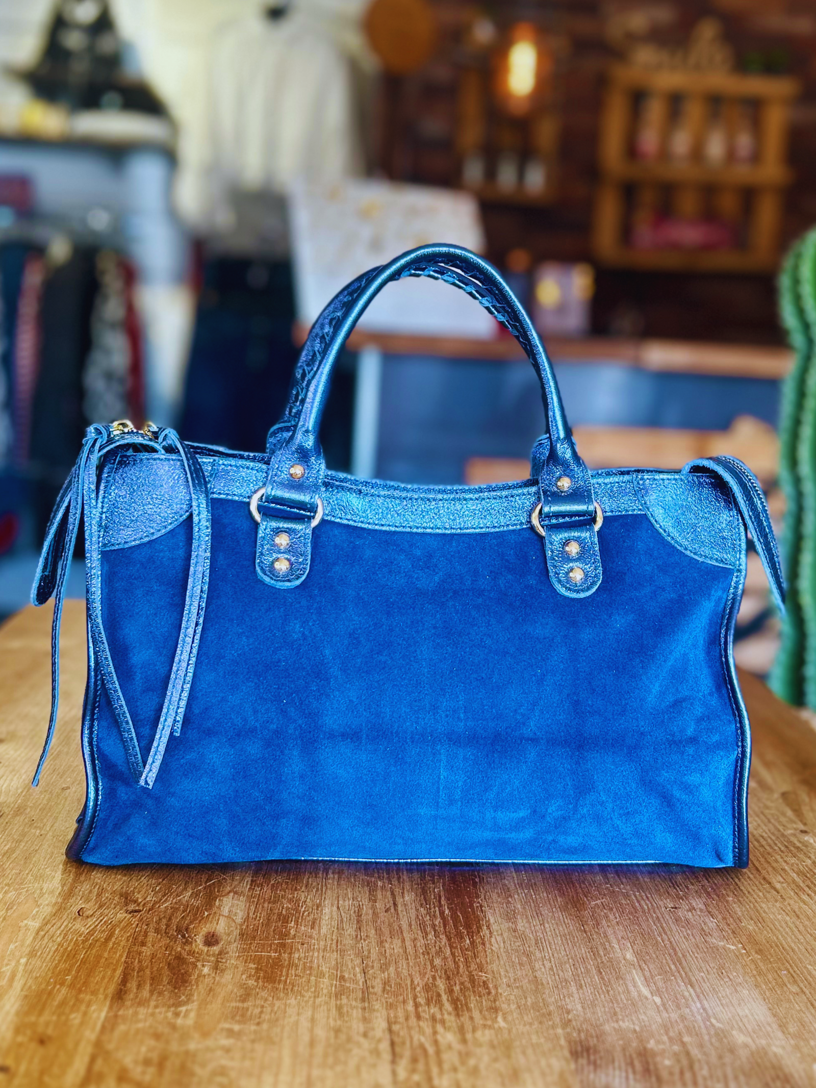 Grand sac bleu Denia