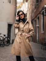 Charger l&#39;image dans la galerie, Trench camel Nysa
