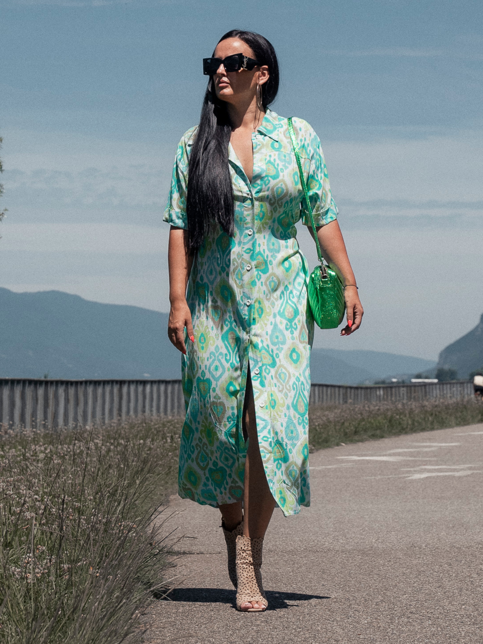 Robe verte Ayla